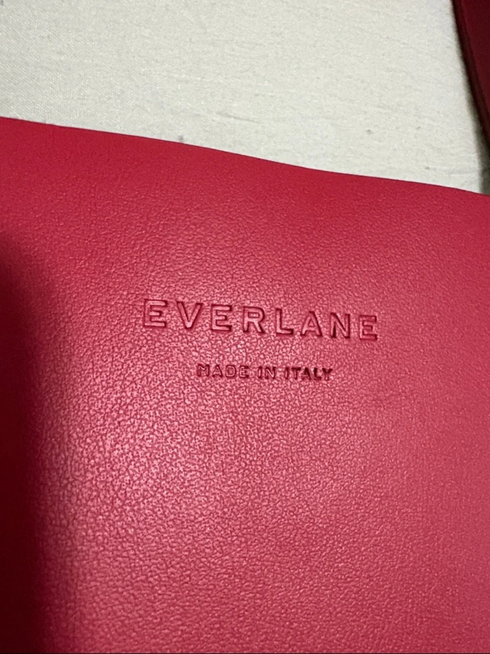 Everlane Red Leather Tote - Picture 2 of 7